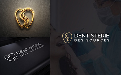 Modern Letter S Initial Dentist Minimal Logo Design branding dental dentist design graphic design illustration initial letter logo minimal modern typography ui ux vector