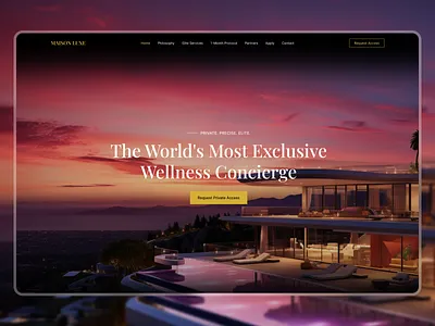 Luxury Lifestyle Website Design landing page lifestyle luxury branding luxury landing page luxury lifestyle luxury website web web design webdesign website website design
