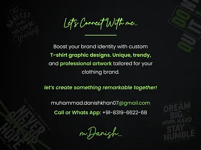 T-Shirt Graphics Typography branding customdesign design graphic design logo t shirt graphics typography ui vector