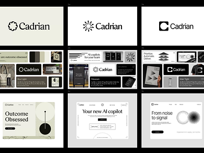 Weekly design recap for AI companies ai b2b brand identity branding logo modern saas vc