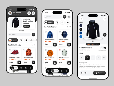 Fashion E-Commerce App Design – Minimal, Smart & Engaging appdesign e commerce ecommerce app concept ecommerce design ecommerceapp ecommerceui fashion app fashionapp fashiondesign fashionstore market palce minimal mobile app shopping app uidesign uiux uxdesign