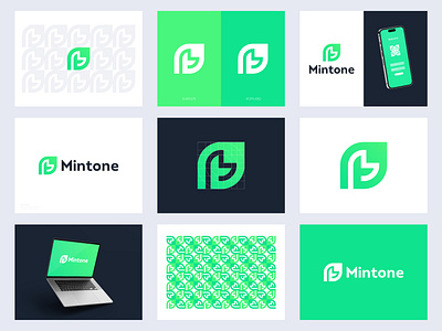 Mintone Logo & Brand Identity Design | Agency, Software, Finance a b c d e f g h i j k l m n abstract logo agency brand identity branding business logo company logo ecommerce graphic design leaf letter monogram logo design logo designer logotype modern logo o p q r s t u v w x y z software trendy logo unique logo web3