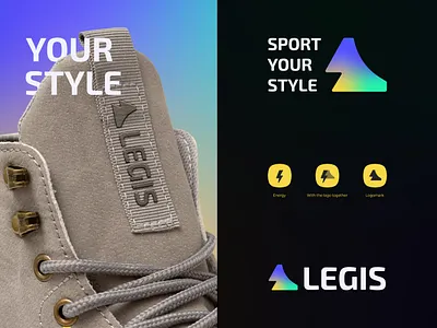 Footwear logo | sneaker athletic logo athletics brand brand identity branding design footwear footwear logo identity l l logo leg logo logo design monogram sneaker logo sneakers sports