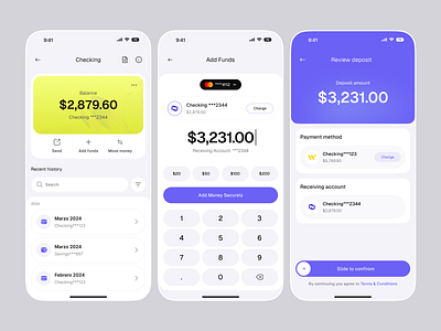 Finance - Mobile App app design finance finance app design finance ui financeapp financemanagement fintechdesign mobile app mobile app design mobile ui design mobilebanking send money transaction transactions uiux