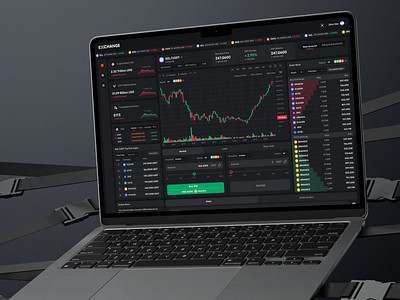 Crypto Exchange - Dashboard Design app crypto dashboard design exchange figma ui