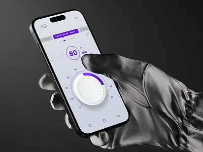 Music App app light mobile music ui