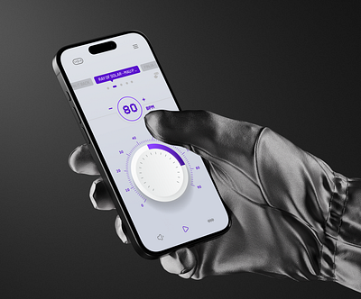 Music App app light mobile music ui