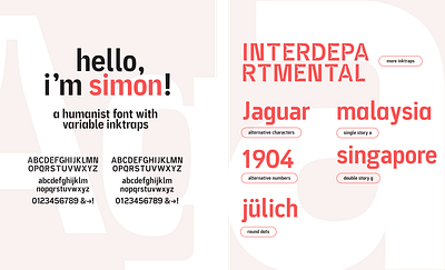 type design - simon variable design font type typography variable