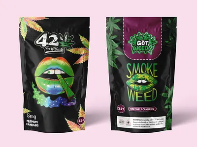 Cannabis packaging | Weed packaging | CBD | HEMP label design branding cannabis cannabis packaging cbd cbd label design graphic design hemp illustration label design marujuna packaging design pouch design pouch label product label design weed weed packaging