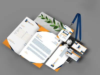 Modern Creative Stationary & Branding 3d animation brand design brand identity branding graphic design graphic designer logo motion graphics social media socialmedia stationary stationary design