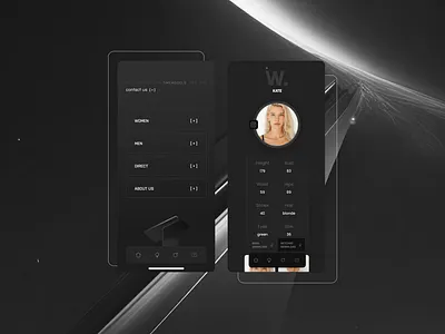 Timemodels Desktop Dark agency dark graphic design model ui