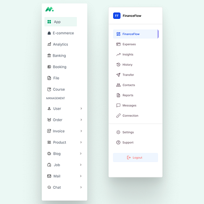 Sidenavbar UI Design! dashboarddesign navbar responsivedesign sidebarnavbar ui uiuxdesign userinterfacedesign ux webdesign