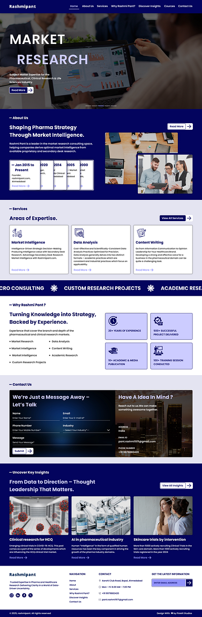 Rashmipant Layout Demo ui website
