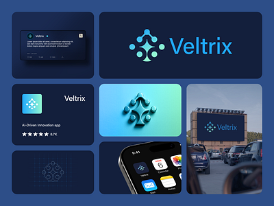 Veltrix Branding Analysis brand identity branding design graphic design illustration logo logo design vector