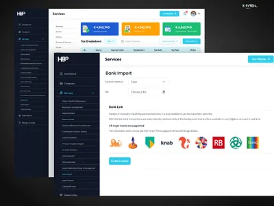Seamless Bank Import for Financial Management design figma design finace software ui design finance tech financial app design marketplace ui ui uiux design website ui ux design