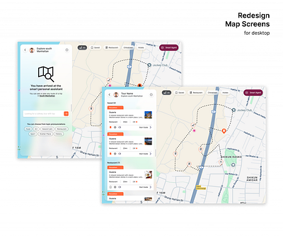 Map UI Redesign for Desktop exploration
