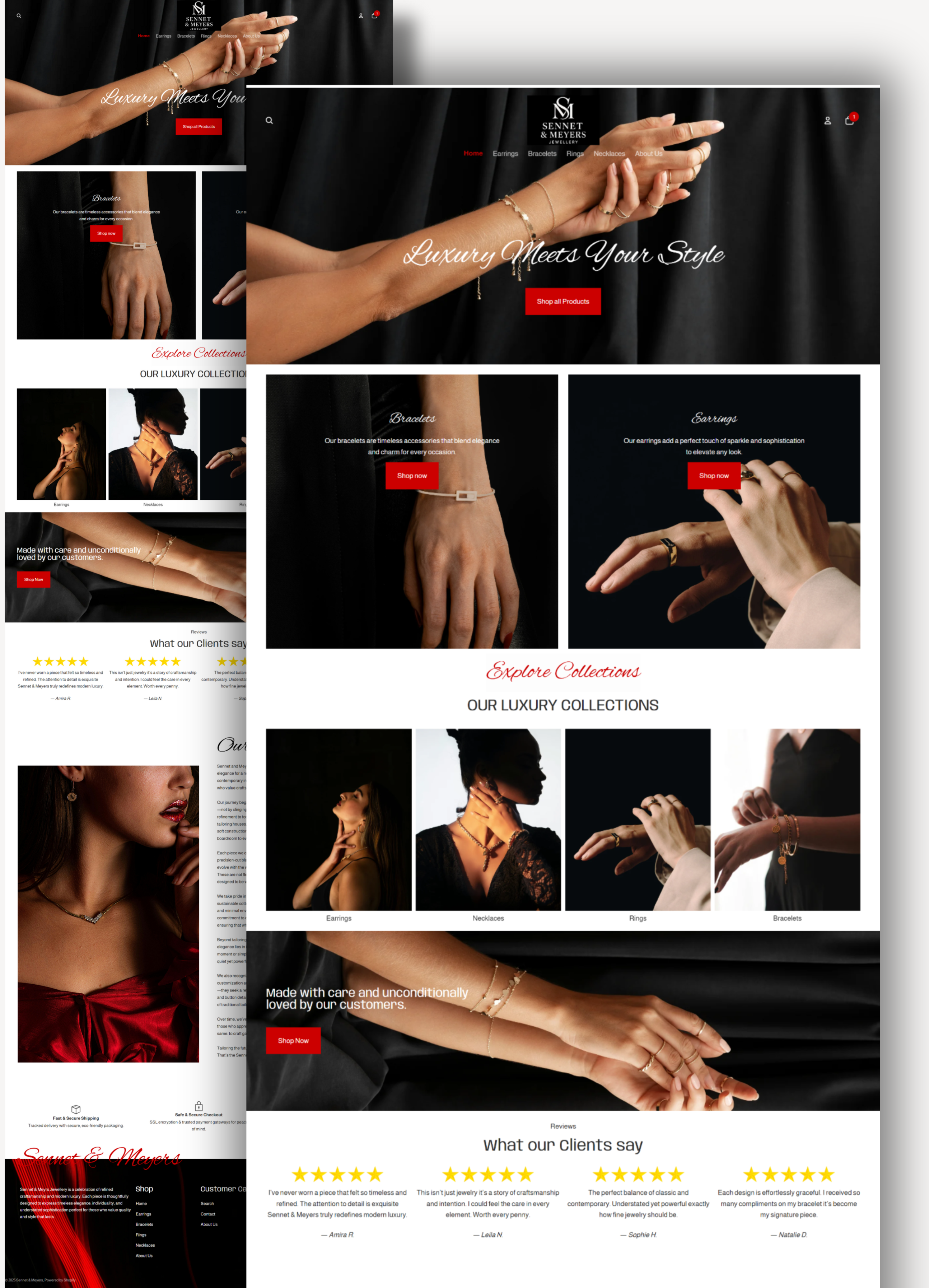 Example of Shopify Website (6 Pages)