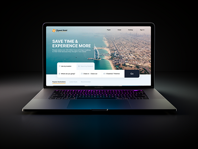 Hotel & Flight Booking Website airbnb book flight book hotel flight checking homestay hostel hotel hotel design landingpage living rent stay ui ux website