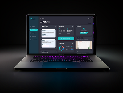 Healthcare Web App doctor fitness health healthcare medical medicine motion graphics patient ui web app web app design website website design wellness