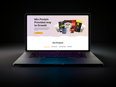 Supplement & Protein eCommerce Website doctor fitness gym medical mental health mobile app protein supplement website website design website redesign wellness