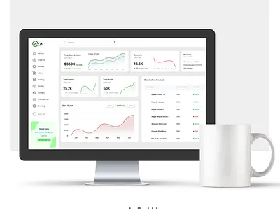 E-Commerce Website Dashboard UI Design branding dashboard design e commerce ecommerce dashboard graphic design saas u ui uiux user experience user interface ux