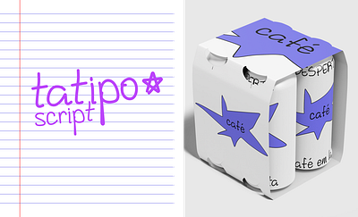 type design - tatipo script design font type typography