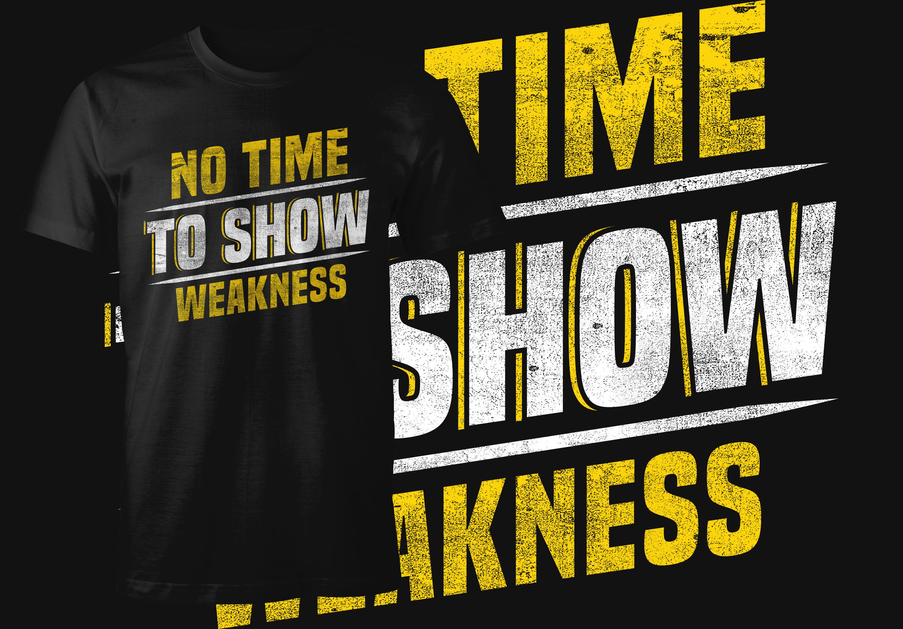 Example of Typography T Shirt Design 