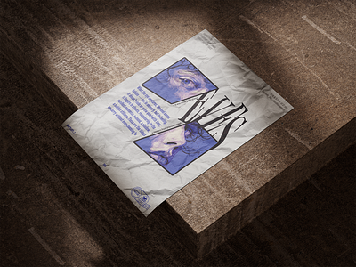 Eyes graphic design poster