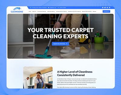 Cleaning Service Agency agency black cleaning service agency contact design graphic design illustration landing minimal service services ui ui design