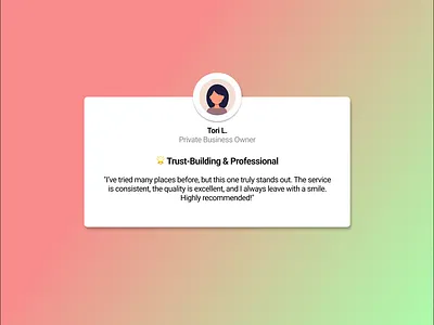 #DailyUI #DailyChallenge #Testimonial dailychallenge dailyui day39 testimonial