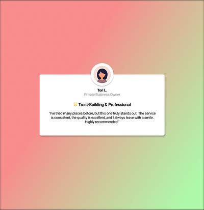 #DailyUI #DailyChallenge #Testimonial dailychallenge dailyui day39 testimonial