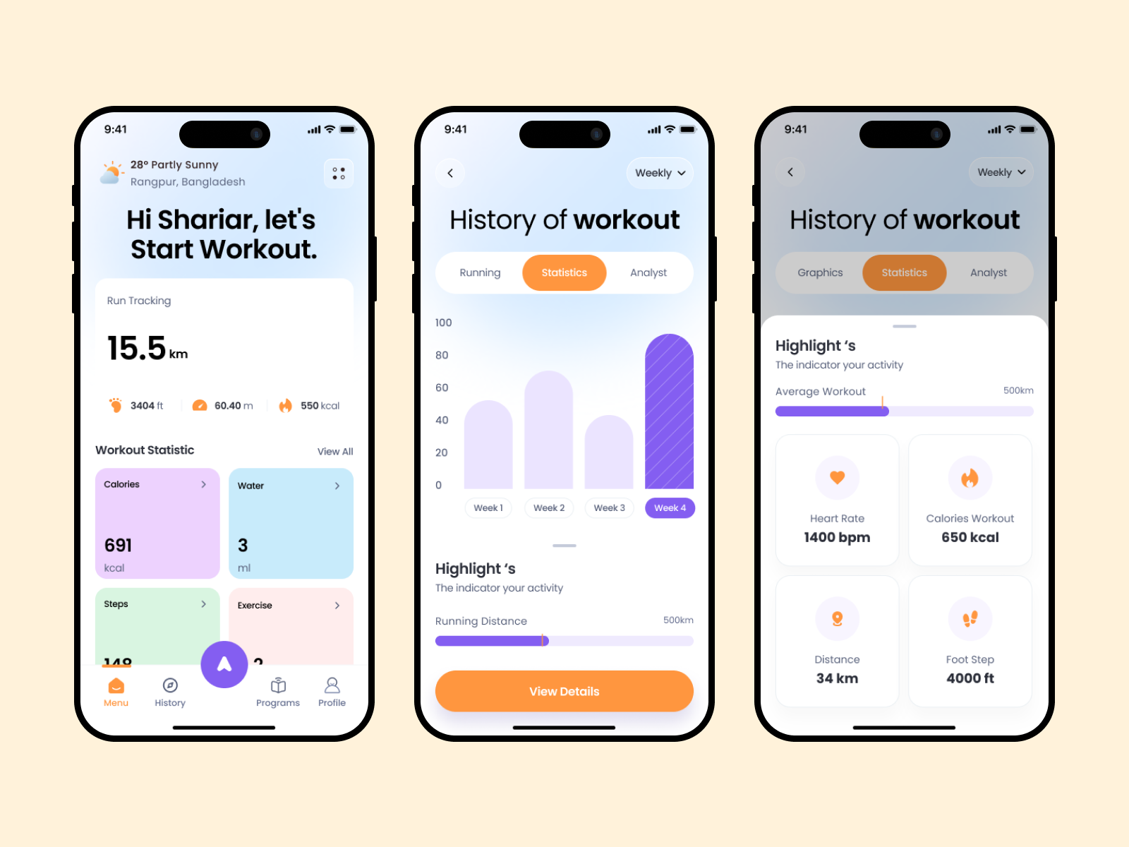 FitZone - a fitness app app design apps branding mobile mobile app responsive ui uiux ux