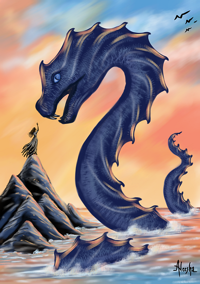Hexed android art digital art digital art android dragon fantasy hexed ibispaintx illustration magic mythical mythical art mythical creature power snake