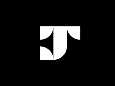 TJ / JT monogram brand branding design icon identity jt lettermark logo logo design logo designer minimal minimalist modern monogram simple symbol tj