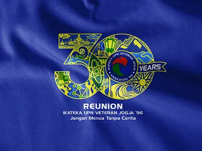 Logo Anniversary 30 30 anniversary borobudur branding chemistry city graphic design jogja logo veteran wayang yogyakarta