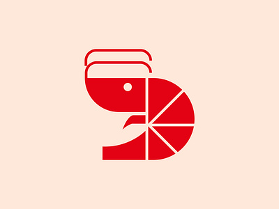Prawn Logo animal branding elegant emblem geometric icon illustration lineart prawn prawn logo restaurant seafood shrimp symbol teamographic vector
