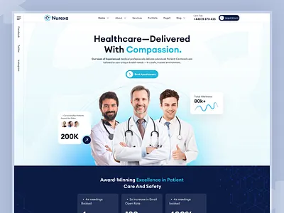 Modern Healthcare Web UI • Doctor Booking Website • Clinic cleanmedicaldesign clinicwebsiteui creativehealthui digitaldoctorplatform doctorbookingui doctorconsultui doctorprofilesui healthcarecasestudy healthcareplatformdesign healthcareux healthtechux hospitalportalui hospitalwebsitedesign medicalservicedesign medicalwebconcept medicalwebsiteui modernmedicalui telemedicineui uiuxforhealthcare