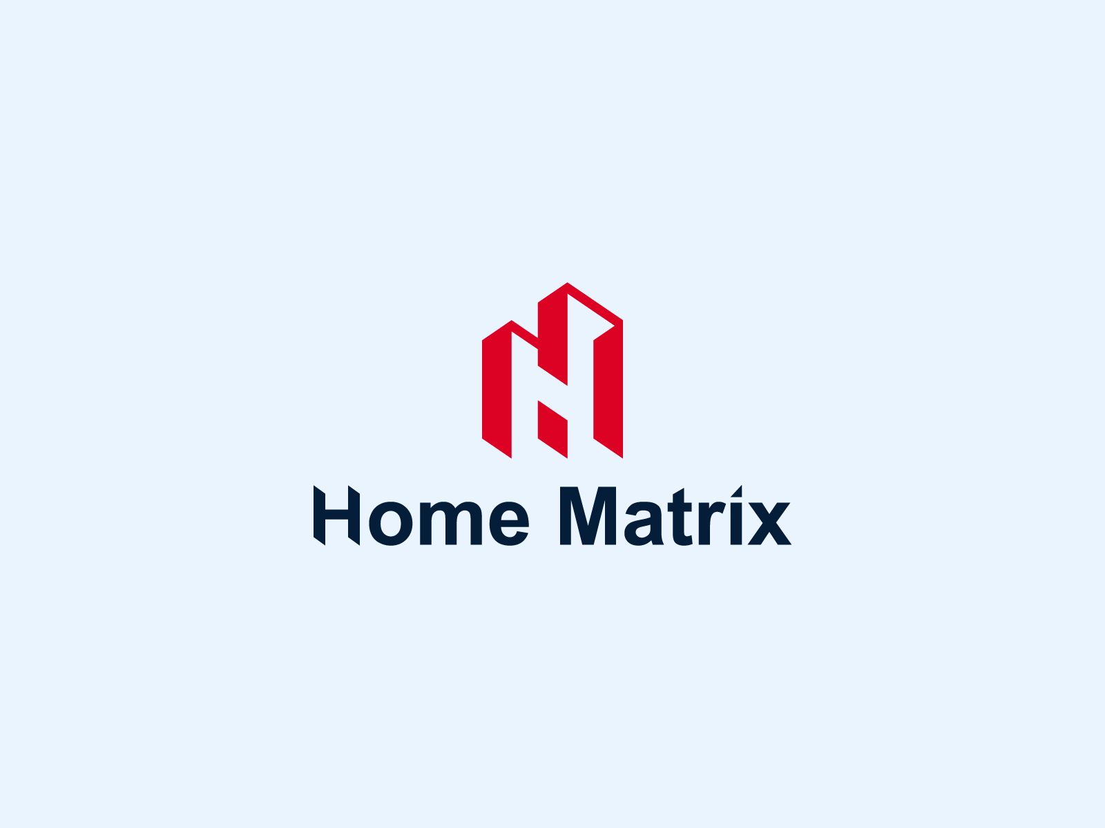 Home Matrix, Real estate logo design best real estate branding commercial real estate estate graphic design home logo logo logo creator logo design logo designer matrix logo modern real estate logo real real estate real estate design real estate logo