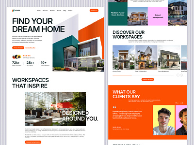 Real Estate Website UI Design real estate real estate hero section real estate landing page real estate website real estate website design real estate website template real estate website ui design ui design web design web design inspiration