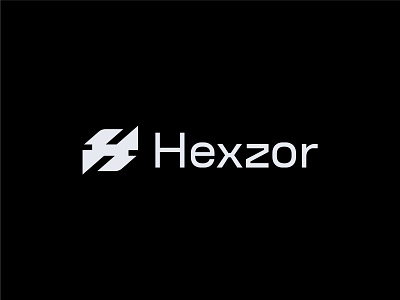 Hexzor logo design abstract logo brand identity branding business logo design h lettermark logo logo mark logodesign logotype minimalist logo modern logo software logo startup logo symbole technology logo visual identity
