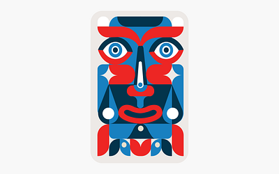 NorthShire Artpop cilabstudio design face firstnation graphic design illustration mask totem tribal