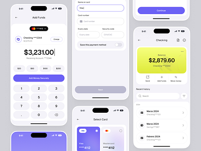 Finance Mobile App Design app app design banking banking app finance app finance business finance mobile app fintech fintech app design ios app mobile app money transfer payment payment app personal finance saving transaction ui design wallat wallet app