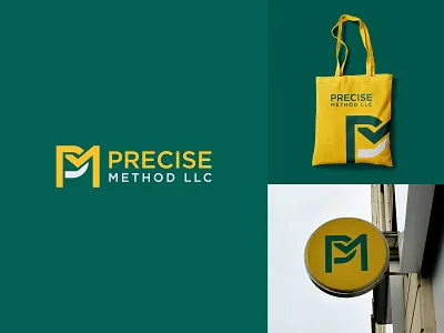 PM logo brand identity branding design graphic design icon letter m letter p logo logo design logos m mopnogram mp p pm