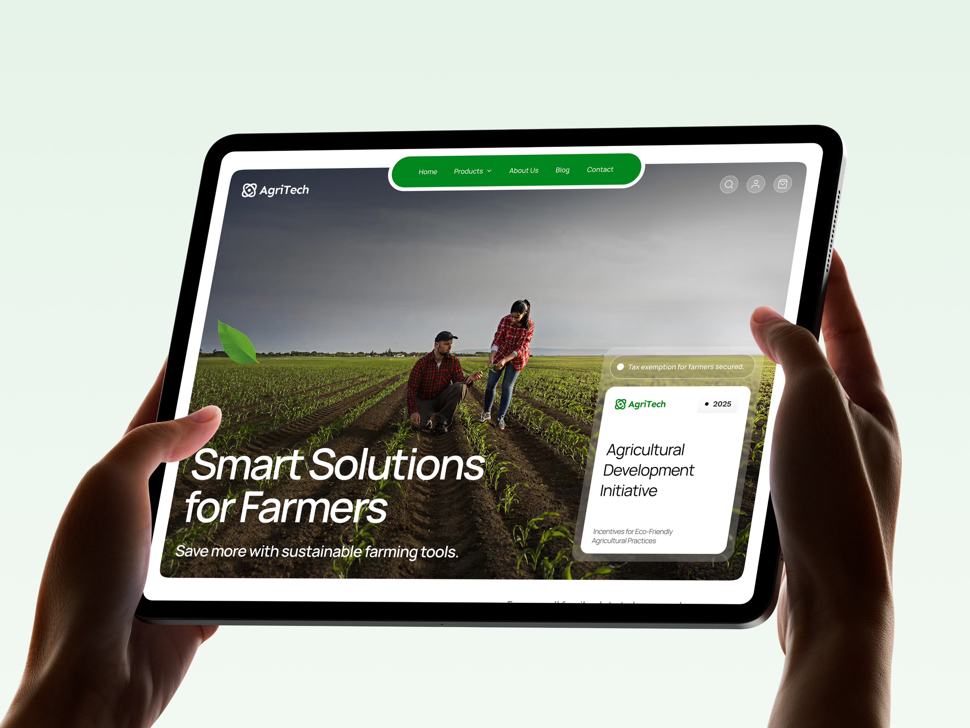 AgriTech — Agriculture Website agriculture agriinnovation agritech agrobusiness cropmanagement ecofriendly farming farmlife organicfarming smartfarming sustainablefarming topdesignagency visualjoy