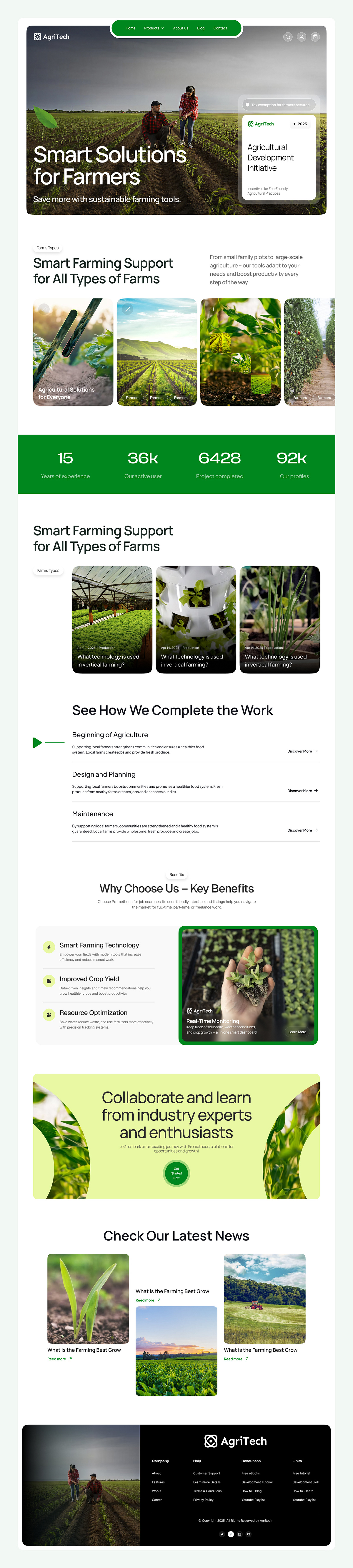 AgriTech — Agriculture Website Image 2