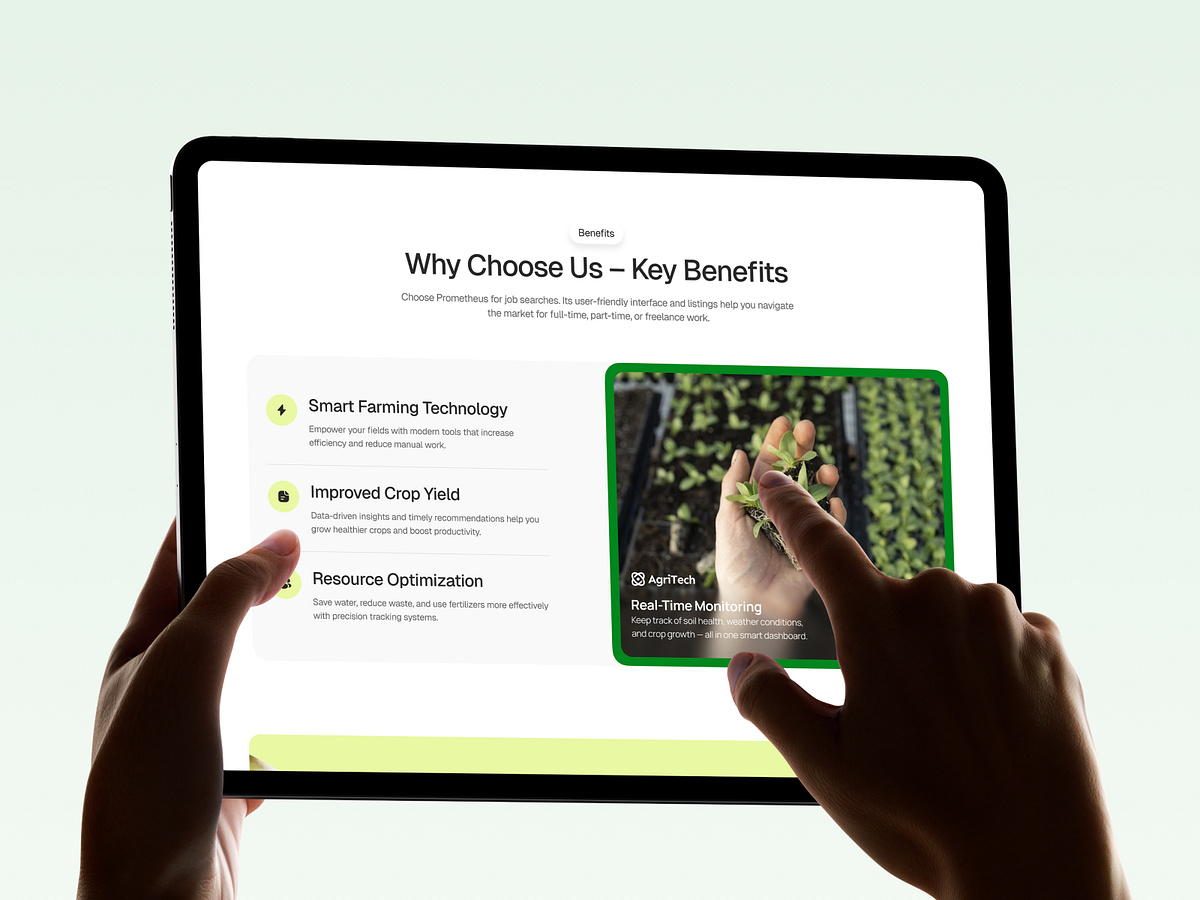 AgriTech — Agriculture Website Image 1