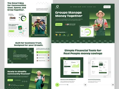 Finance Website - Web Desgin - Landing page branding creative designer dribbble e commerce figma figma website designer finance landing page finance website fintech website graphic design jabel kahaf landing page landing page design ui design ui designer ui ux design web design web designer website designer