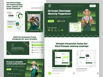 Finance Website - Web Desgin - Landing page branding creative designer dribbble e commerce figma figma website designer finance landing page finance website fintech website graphic design jabel kahaf landing page landing page design ui design ui designer ui ux design web design web designer website designer