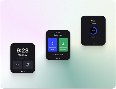 Smart Watch UI Kit graphic design ui