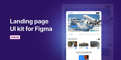 Booking Landing Page Templet app design graphic design ui ux